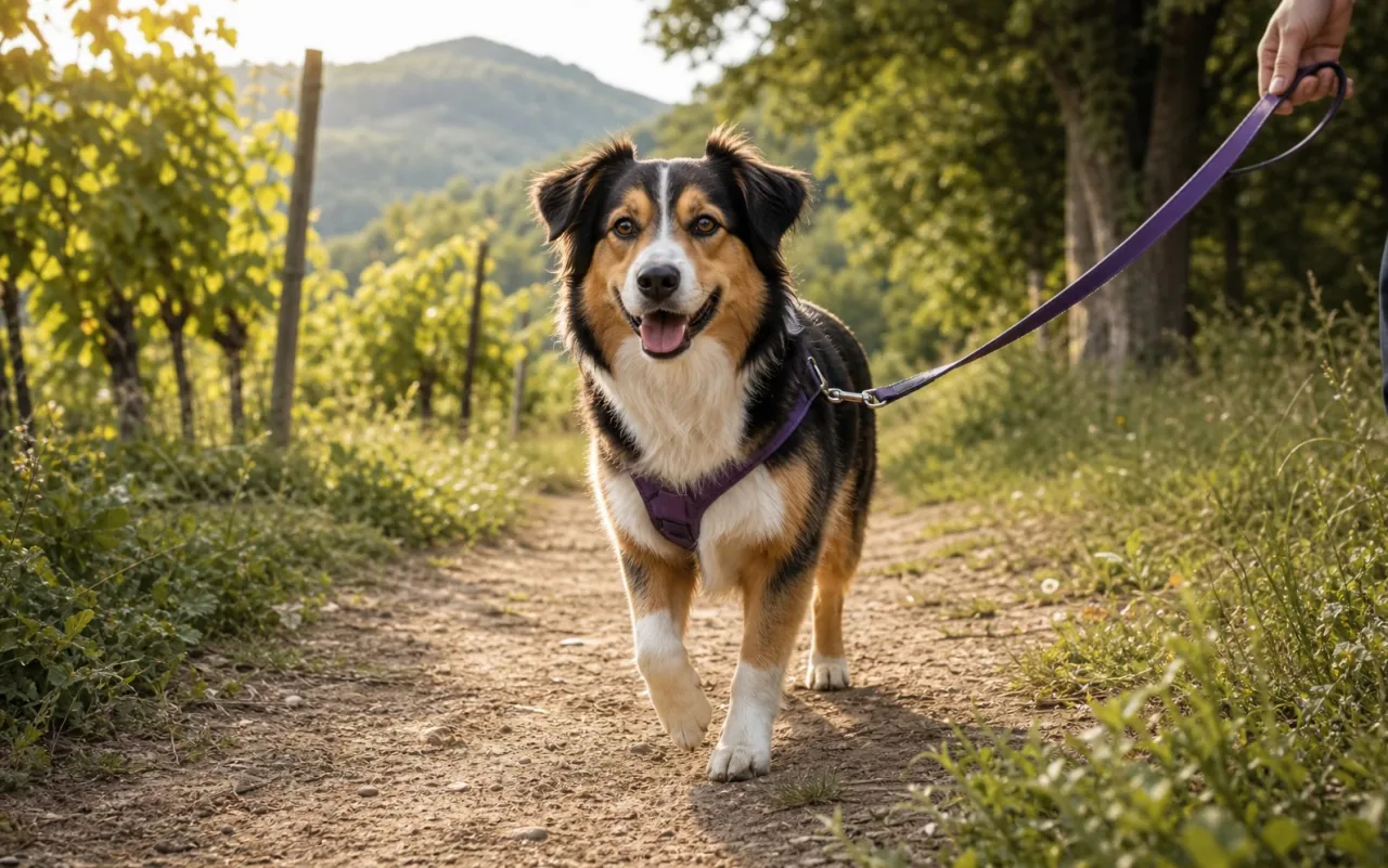 Promenade de chien à Rouffach